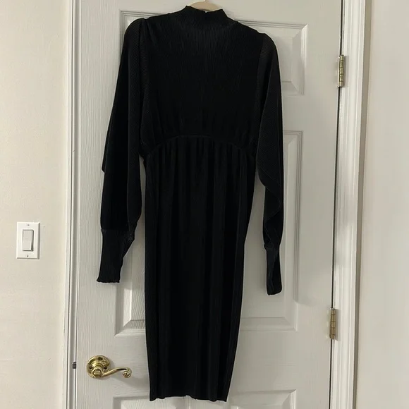 ASOS Plisse black Maternity Dress. ASOS Plisse black Maternity Dress.